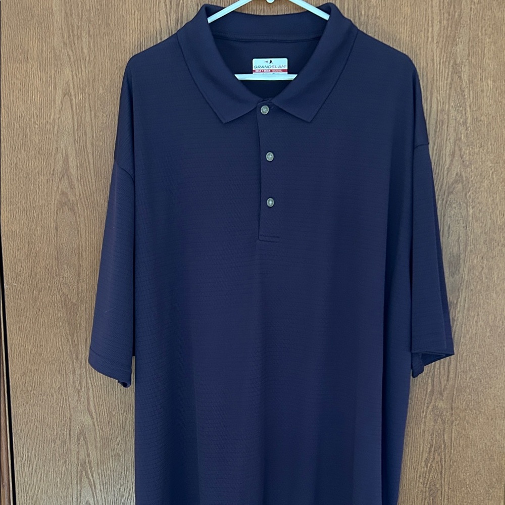 Grand Slam Men’s Purple Performance Polo Shirt